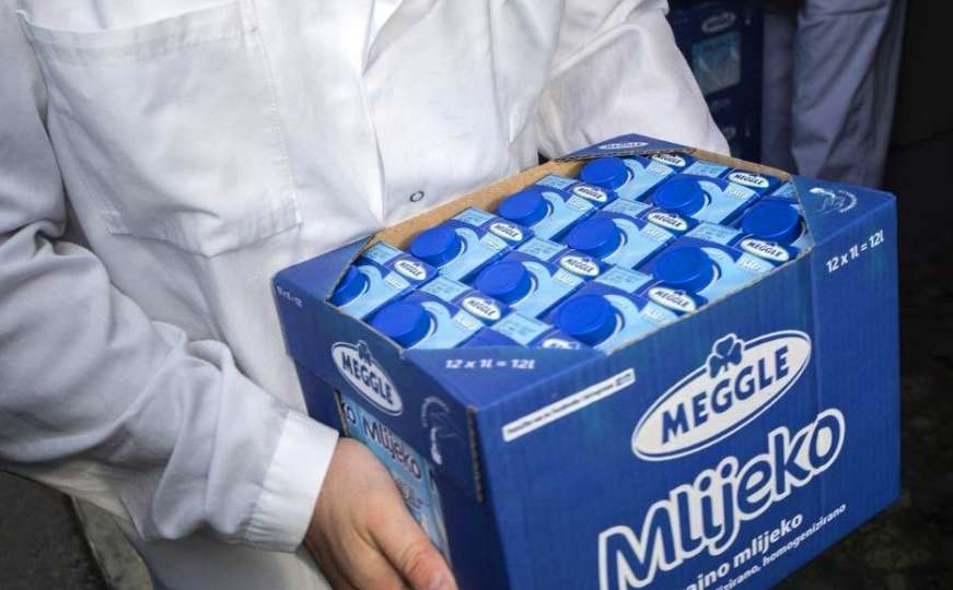 Meggle BiH: Donacija mliječnih proizvoda u vrijednosti 100.000KM